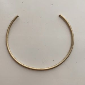 Sheila Fajl Choker- EUC. Maybe worn once. Brushed gold
